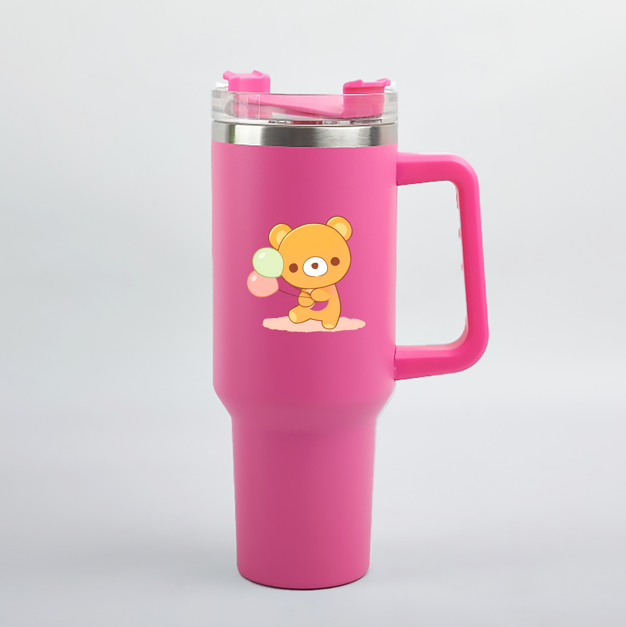 （画像用） リラックマ リラックマ キイロイトリ Rilakkuma Korilakkuma Kiiroitori 1200mL車用タンブラー（カラープリント）